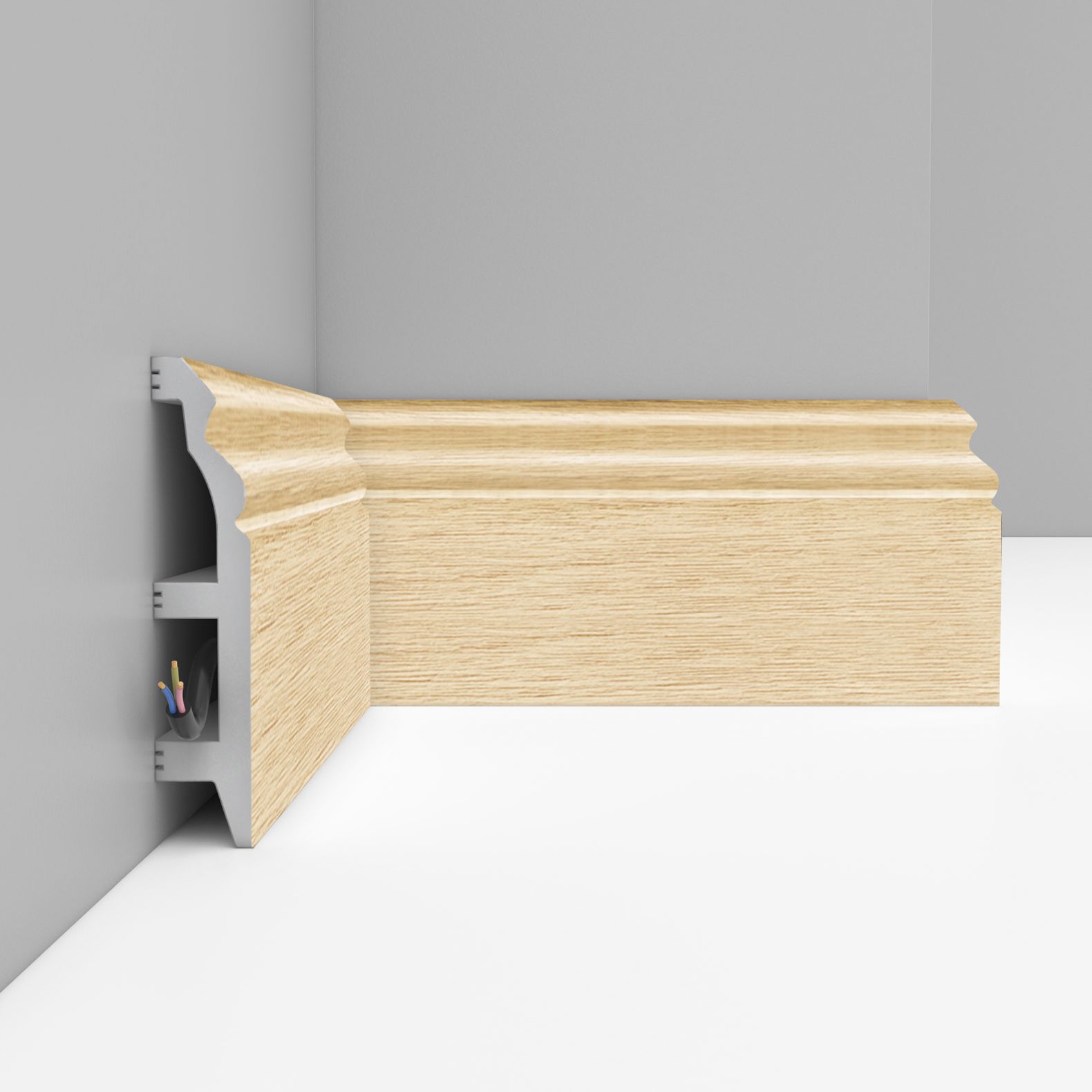 Плинтус напольный Decomaster (Декомастер) 100х22х2400 мм D232-71ДМ