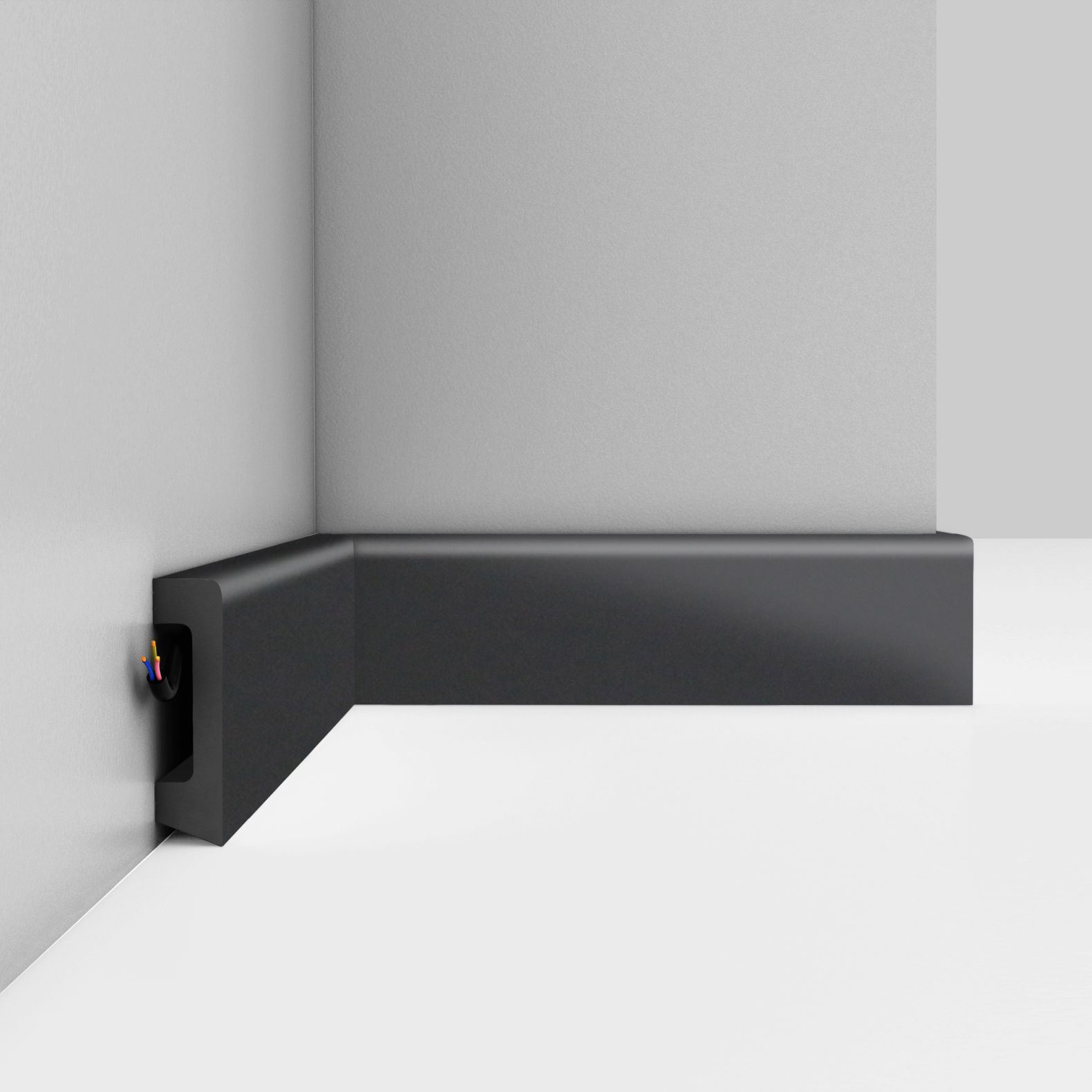 Плинтус напольный Decomaster (Декомастер) 58х16х2400 мм D234-112G ДМ