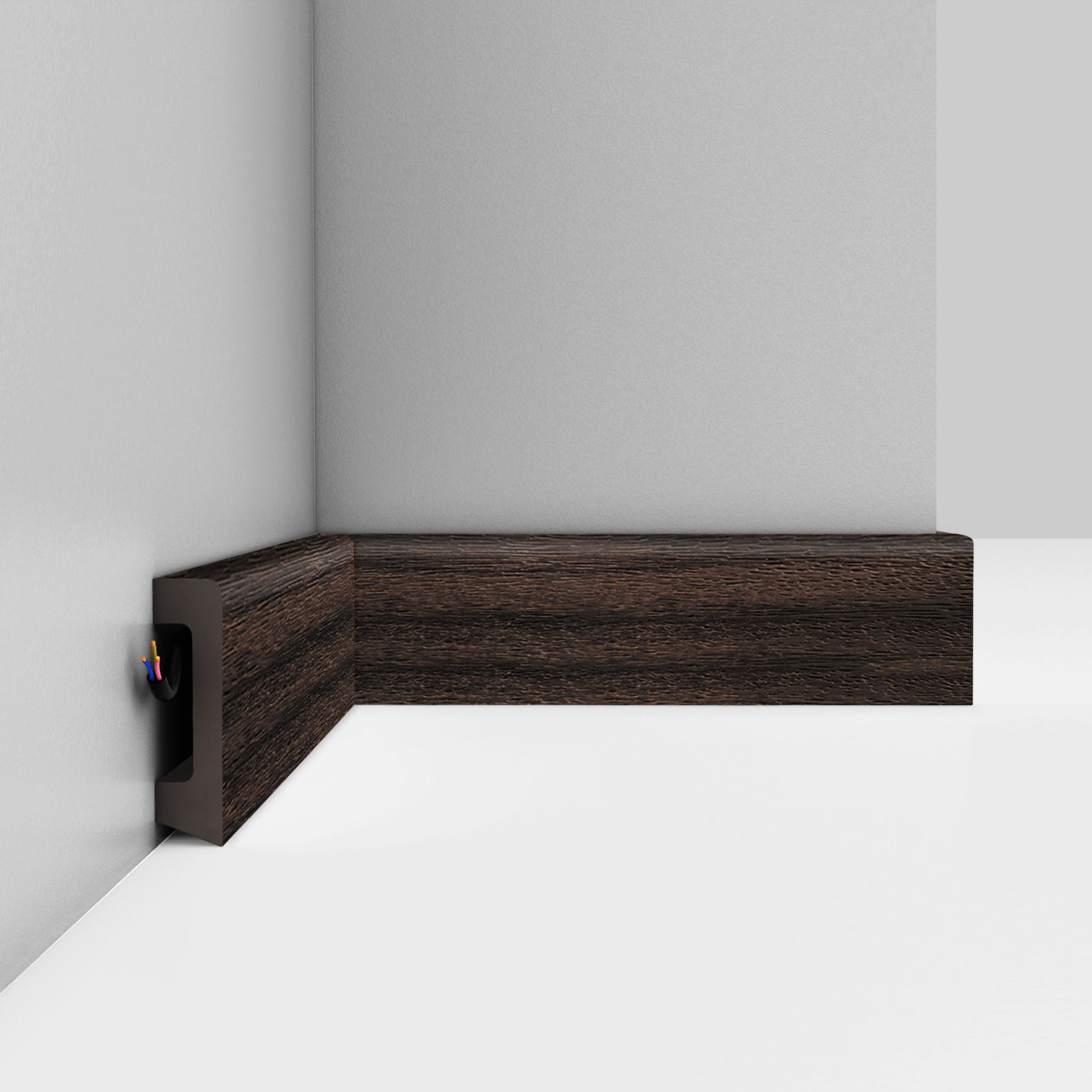 Плинтус напольный Decomaster (Декомастер) 58х16х2400 мм D234-438ДМ