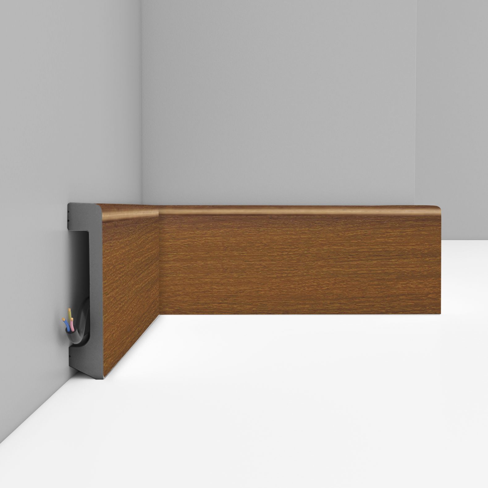 Плинтус напольный Decomaster (Декомастер) 80х17х2400 мм D235-85 ДМ