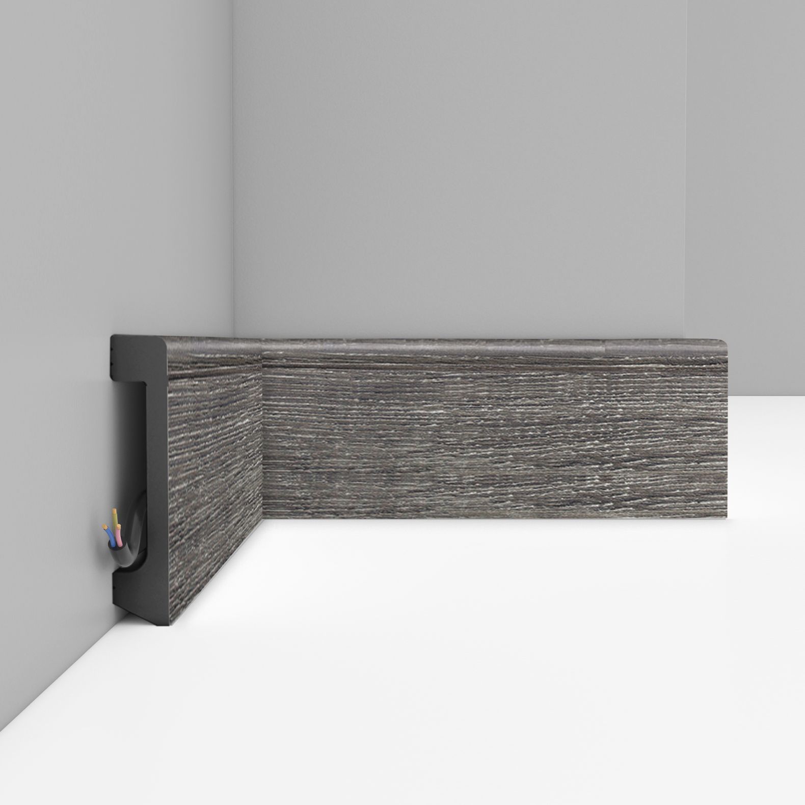 Плинтус напольный Decomaster (Декомастер) 80х17х2400 мм D235-86 ДМ