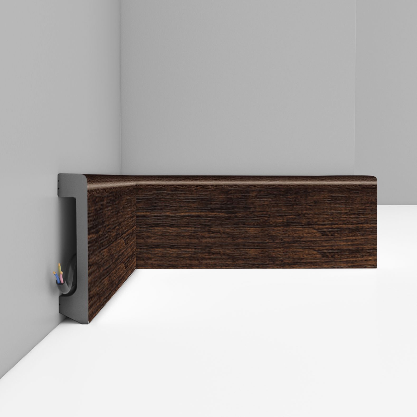 Плинтус напольный Decomaster (Декомастер) 80х17х2400 мм D235-966 ДМ