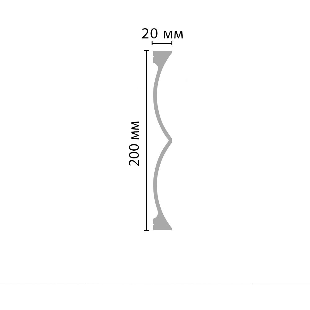 Декоративная панель Decomaster (Декомастер) 200х20х2900 мм D322 ДМ