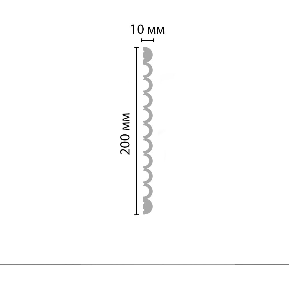 Декоративная панель Decomaster (Декомастер) 200х10х2900 мм D323 ДМ