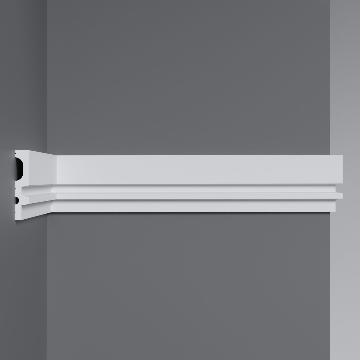 Молдинг Decomaster (Декомастер) 61х12х2900 мм D318-1 ДМ