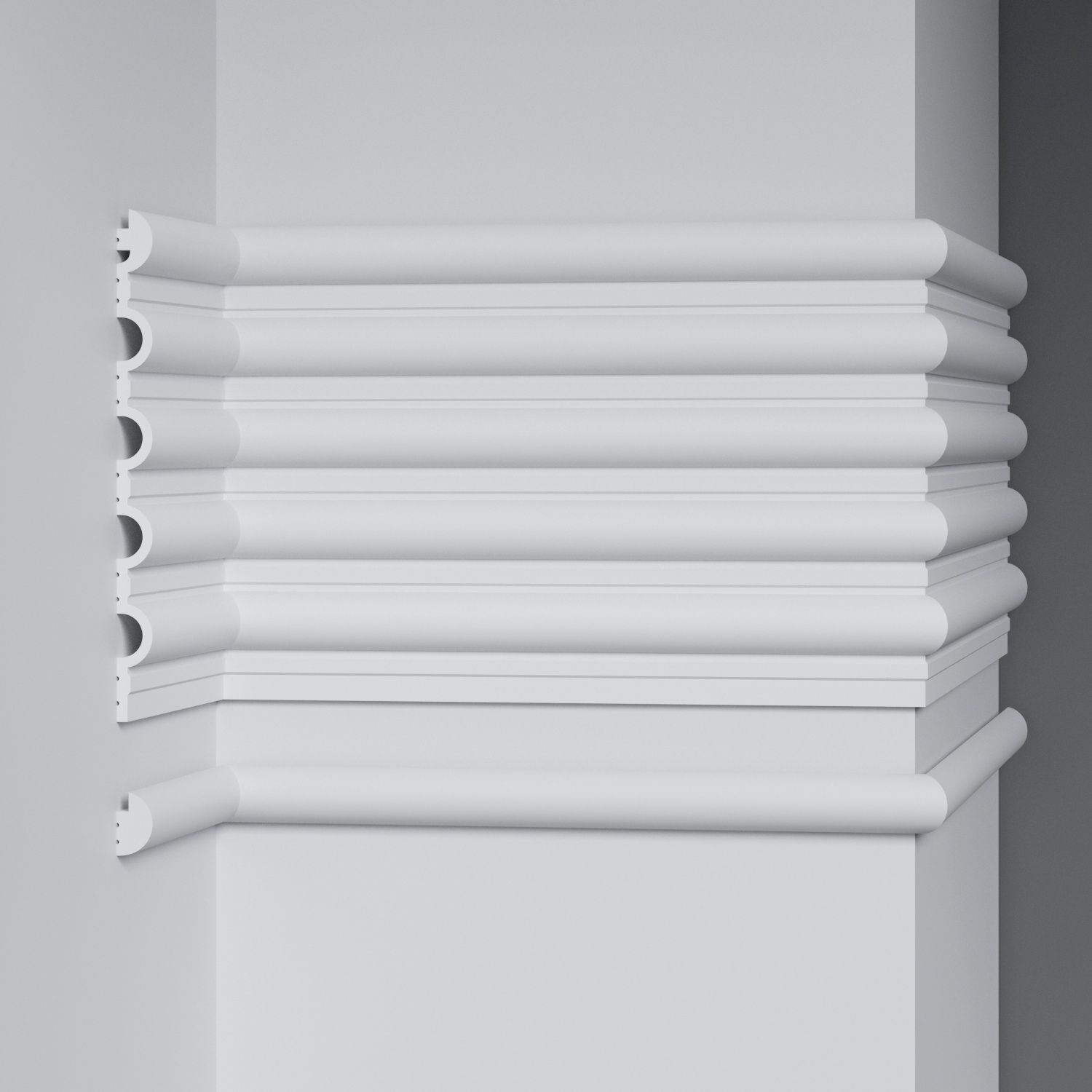 Молдинг Decomaster (Декомастер) 25,4х15х2900 мм D327-1 ДМ