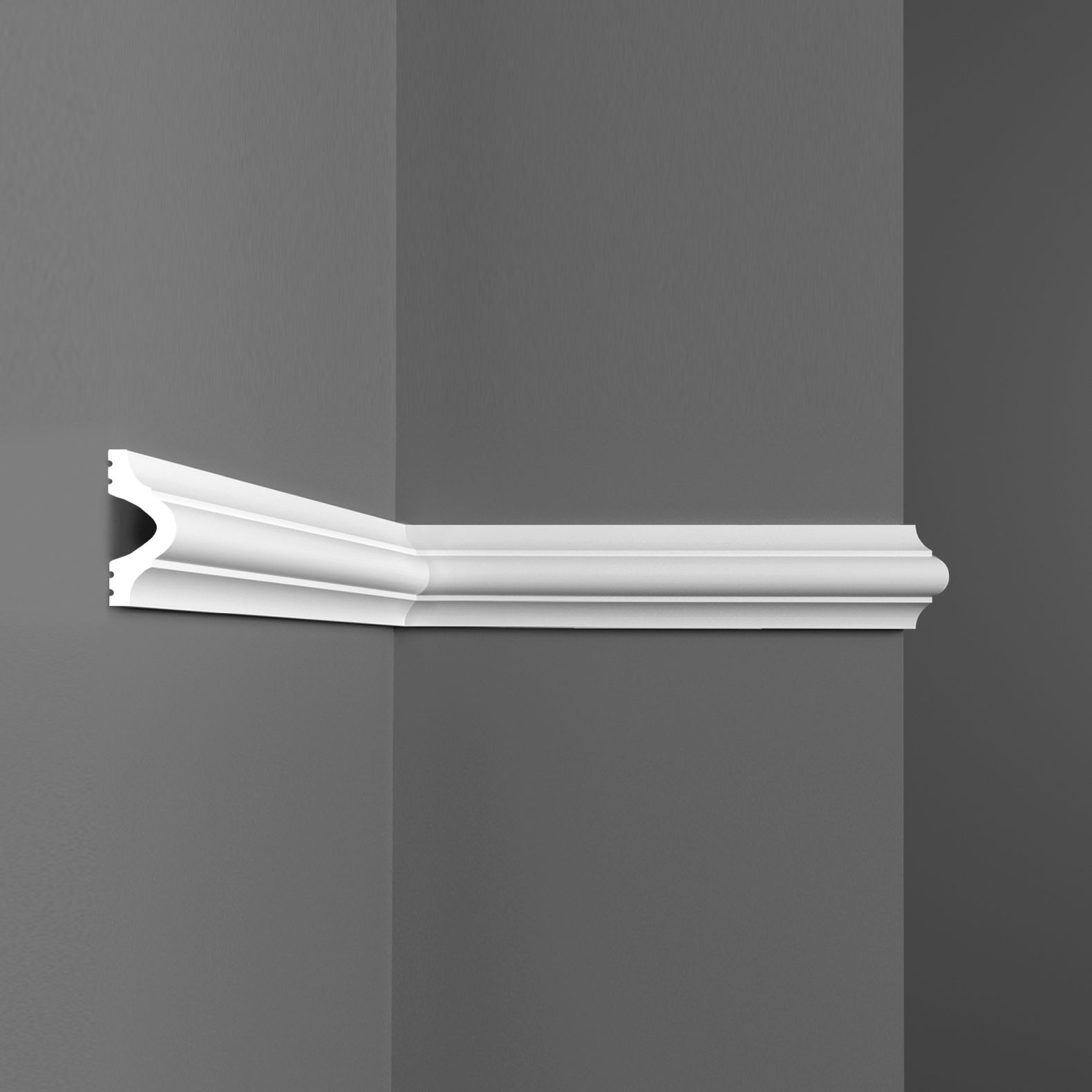 Молдинг гладкий Decomaster (Декомастер) 40х17х2000 мм D002ДМ