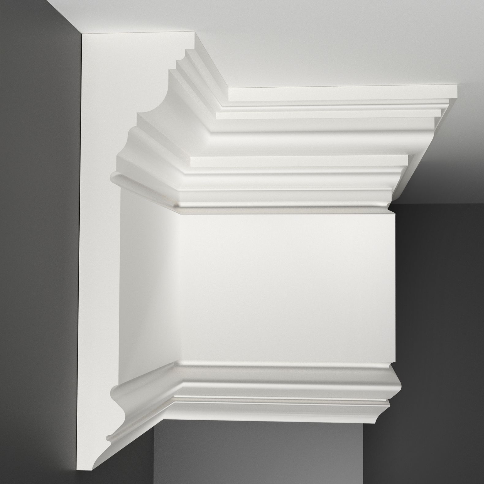 Молдинг гладкий Decomaster (Декомастер) 110х29х2000 мм D225ДМ