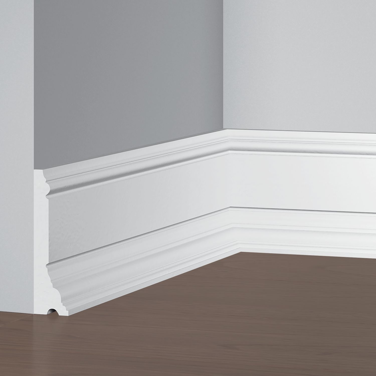 Молдинг гладкий Decomaster (Декомастер) 110х29х2000 мм D225ДМ