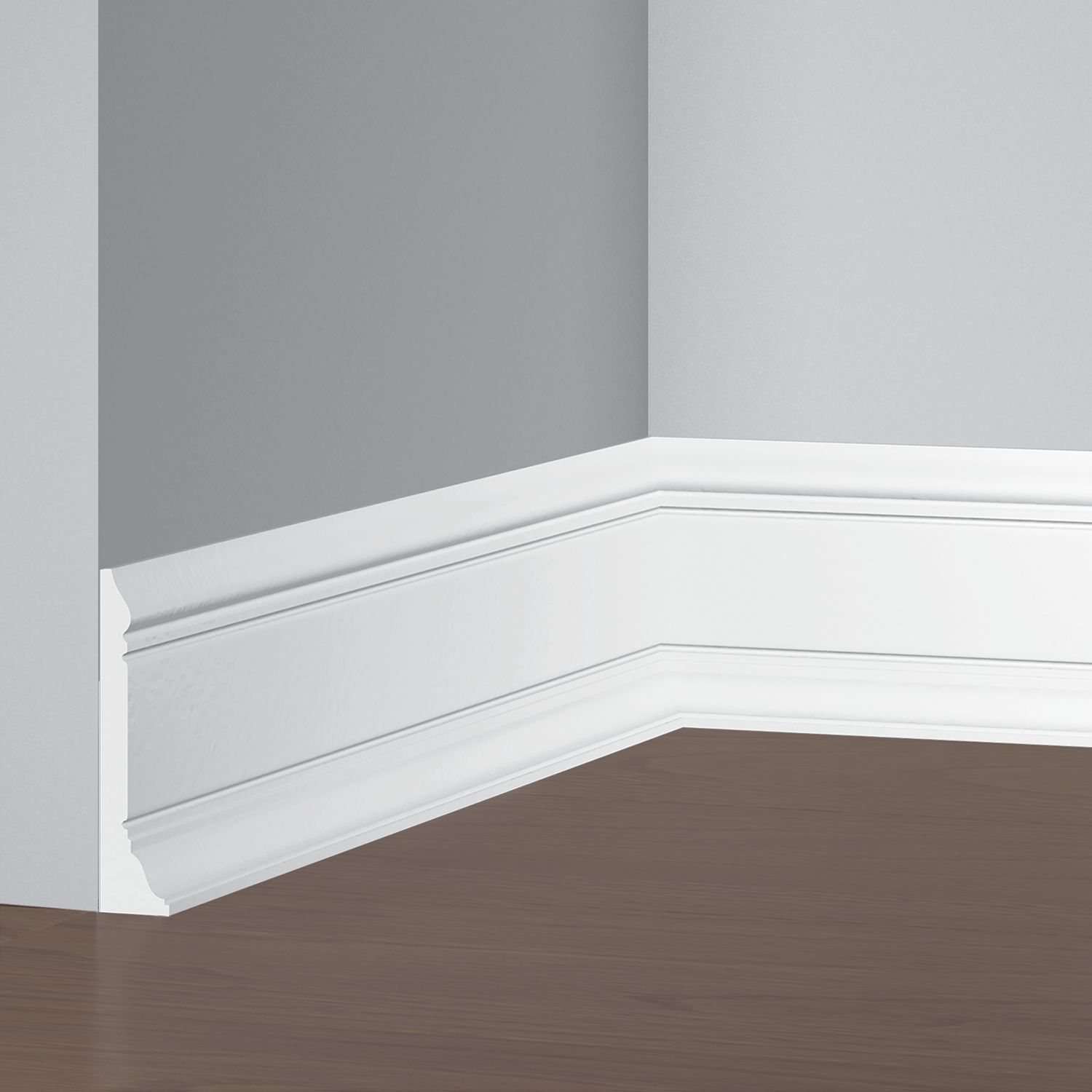 Молдинг гладкий Decomaster (Декомастер) 90х20х2000 мм D226ДМ