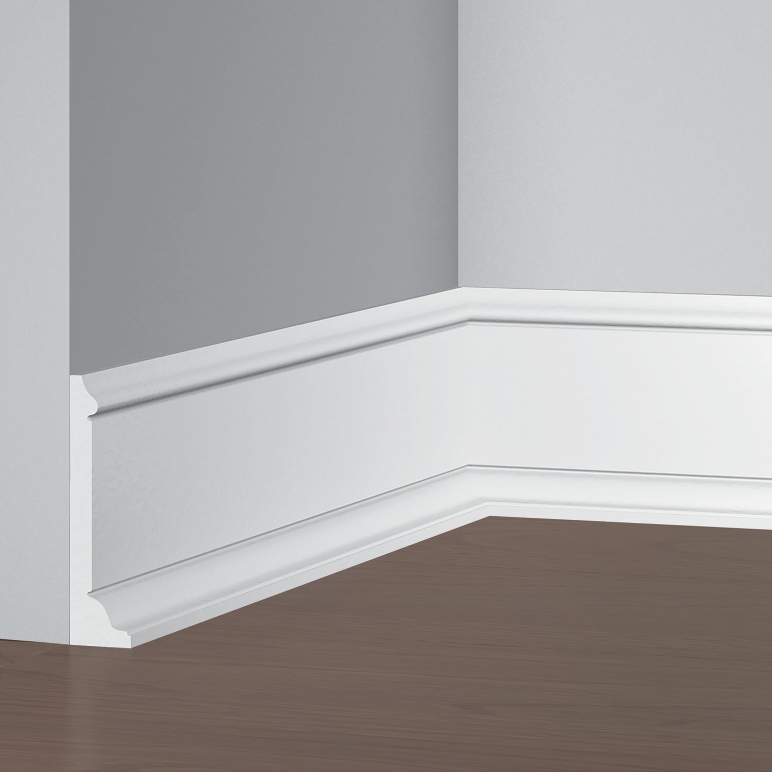 Молдинг гладкий Decomaster (Декомастер) 100х25х2000 мм D227ДМ