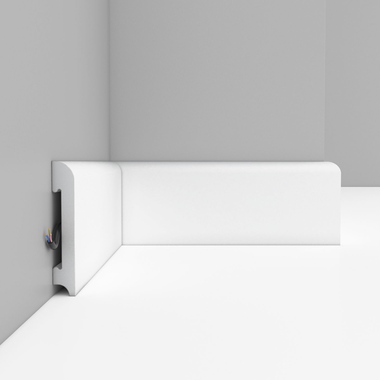 Плинтус напольный Decomaster (Декомастер) 80х13х2000 мм D037 ДМ