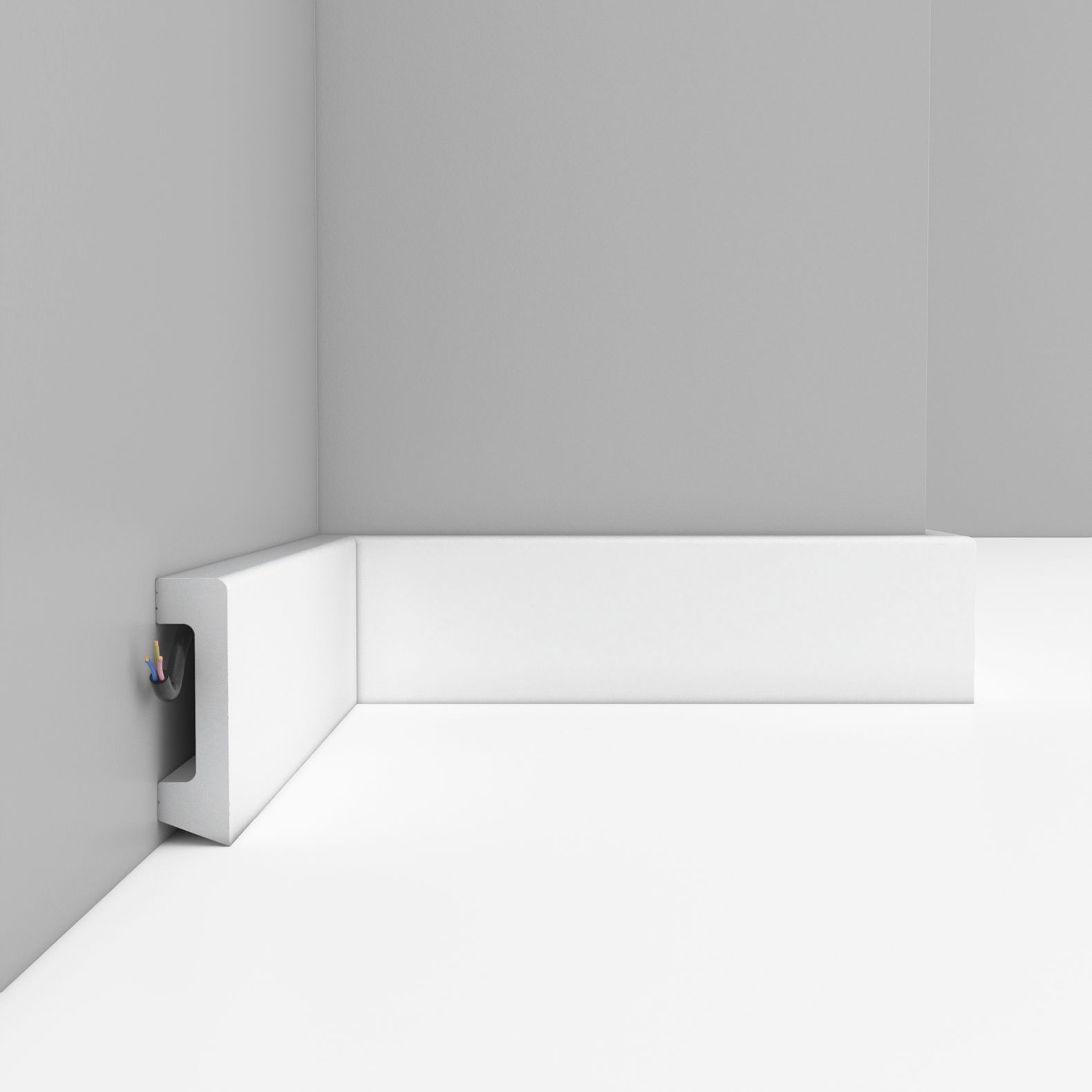 Плинтус напольный Decomaster (Декомастер) 58х16х2000 мм D234ДМ/15