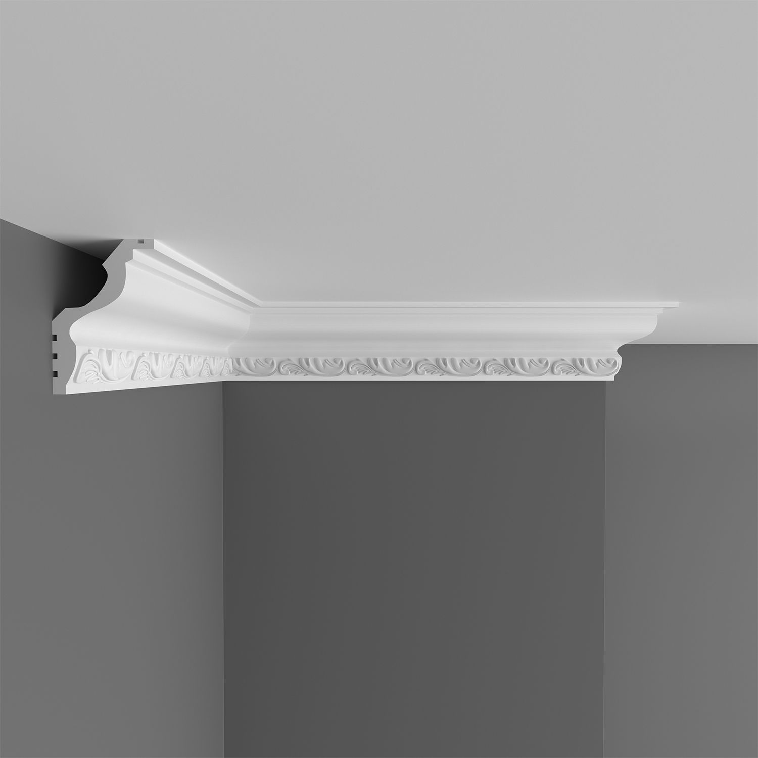 Плинтус потолочный c рисунком Decomaster (Декомастер) 45х30х2000 мм D148BДМ