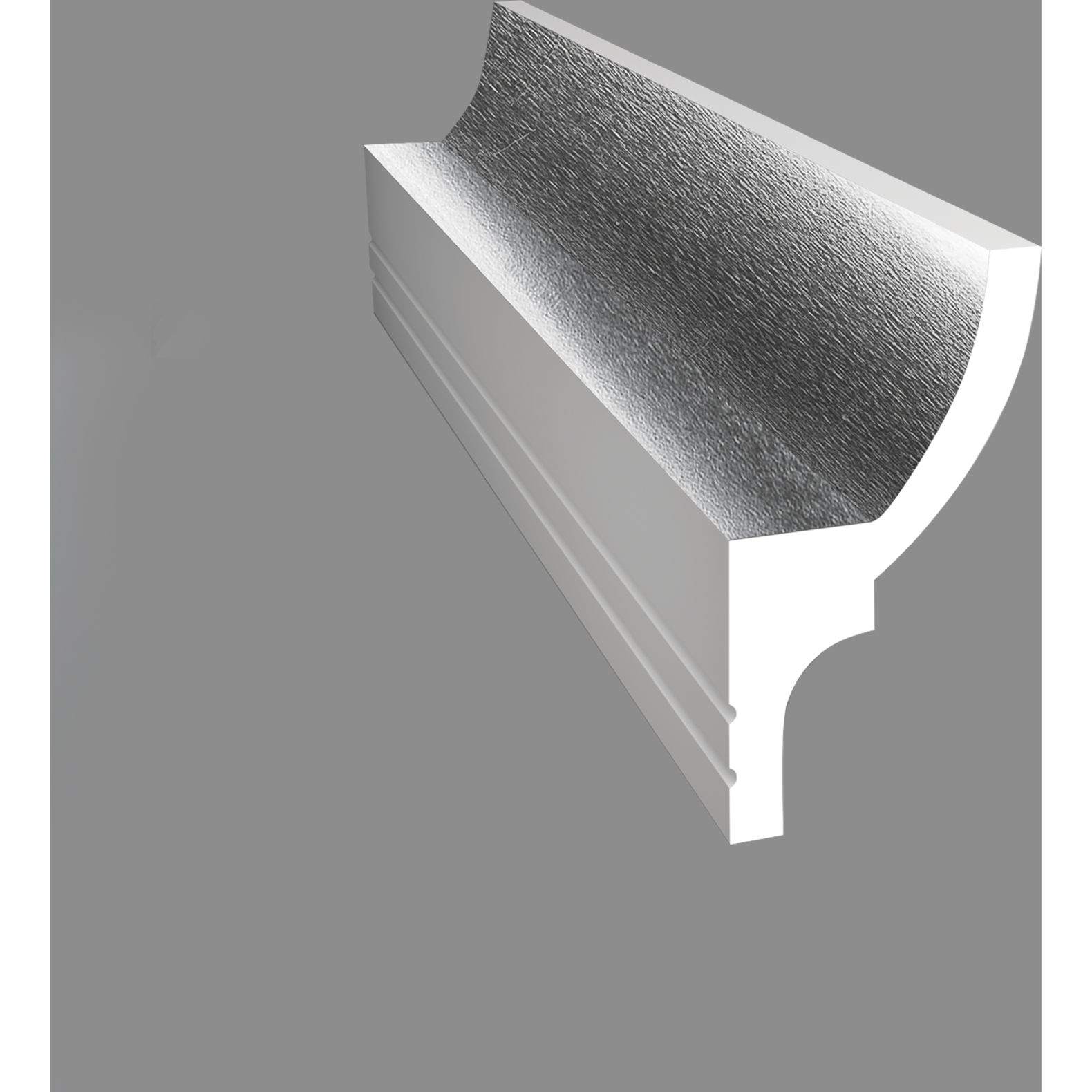 Плинтус потолочный под подсветку Decomaster (Декомастер) 73х40х2000 мм D501 ДМ