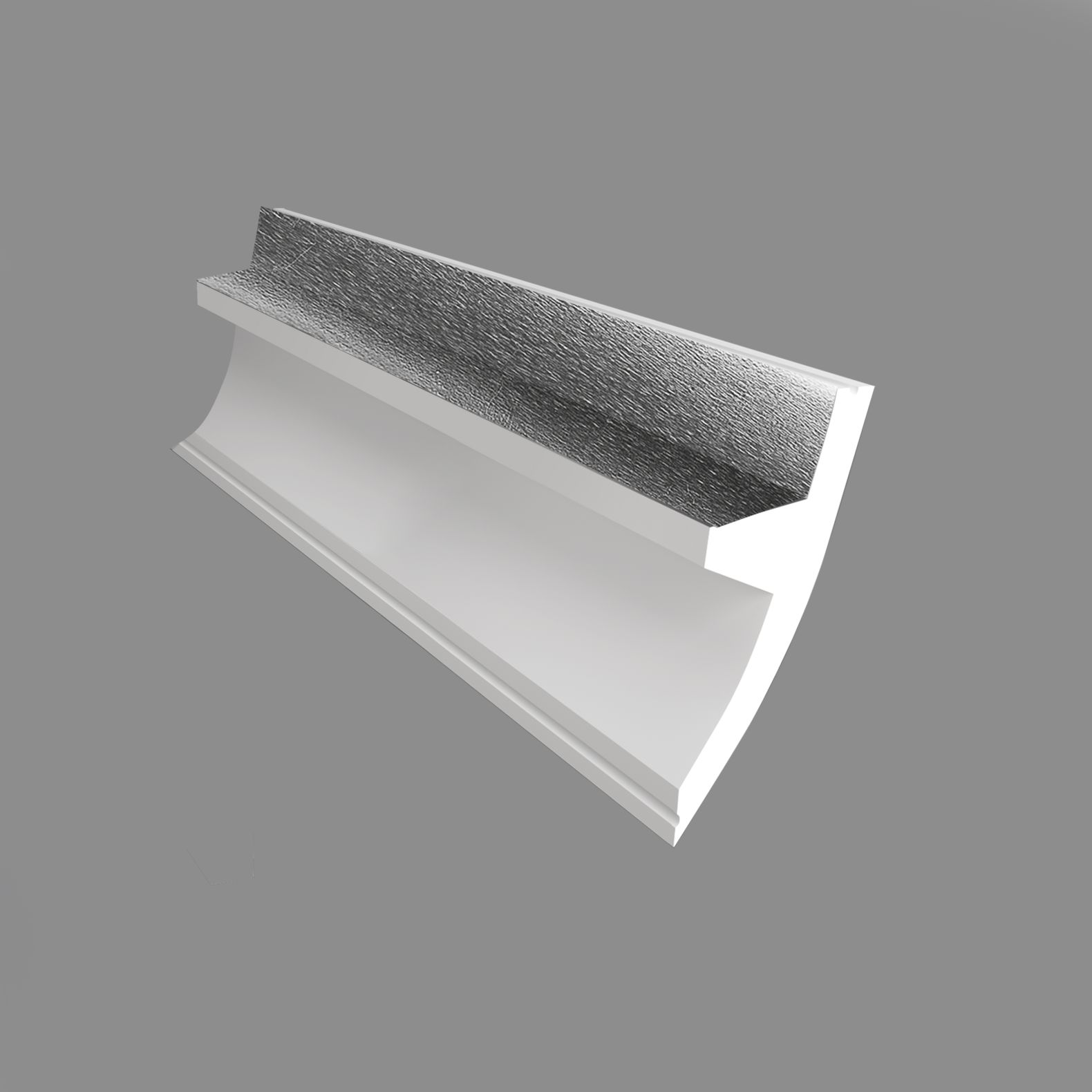 Плинтус потолочный под подсветку Decomaster (Декомастер) 73х36х2000 мм D502 ДМ