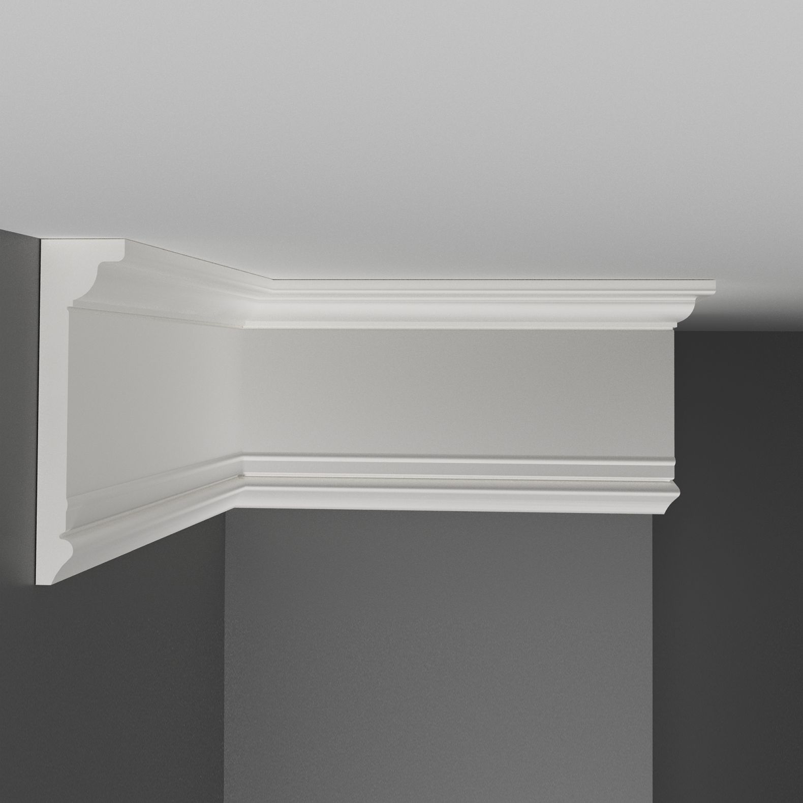 Молдинг гладкий Decomaster (Декомастер) 100х25х2000 мм D227-115 ДМ