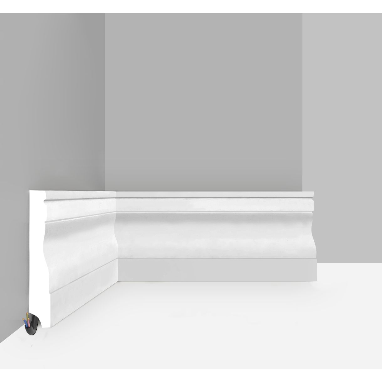 Плинтус Decomaster (Декомастер) 95х12х2000 мм D153-115 ДМ