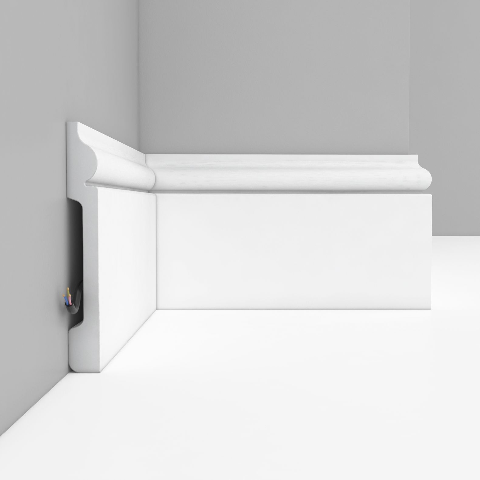 Плинтус напольный Decomaster (Декомастер) 120х15х2000 мм D004-115ДМ