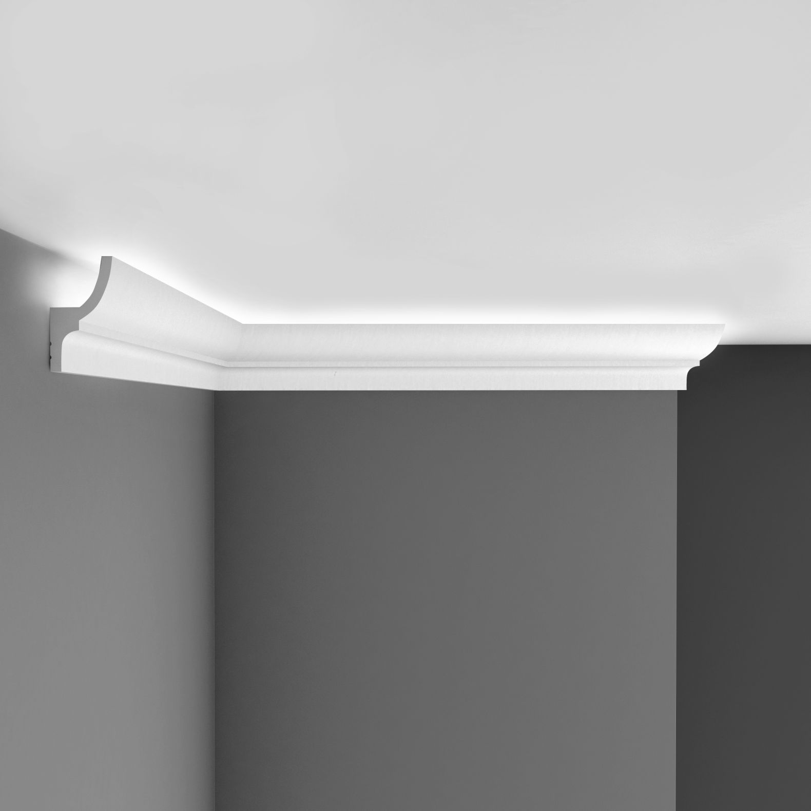 Плинтус потолочный под подсветку Decomaster (Декомастер) 73х40х2000 мм D501-115 ДМ