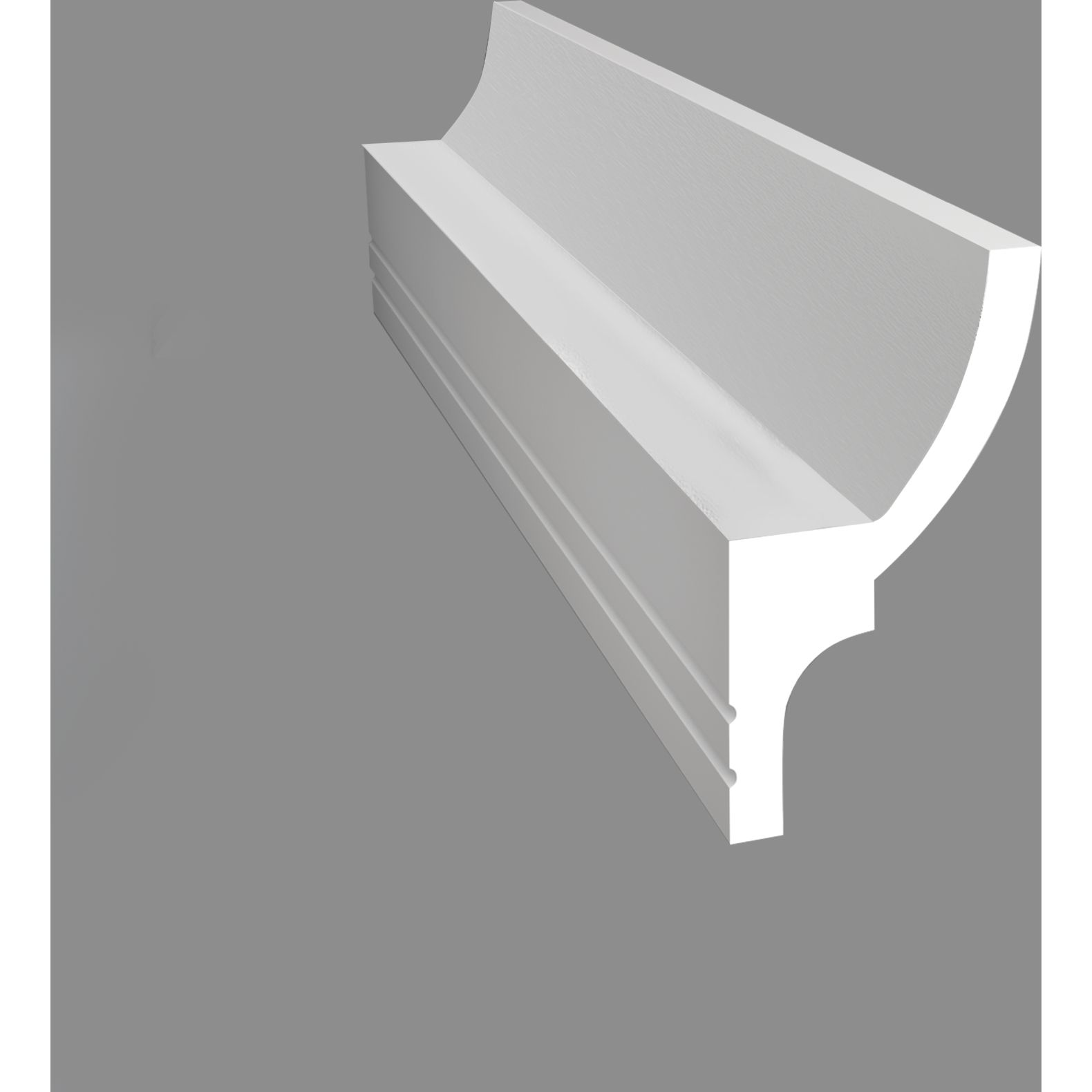 Плинтус потолочный под подсветку Decomaster (Декомастер) 73х40х2000 мм D501-115 ДМ