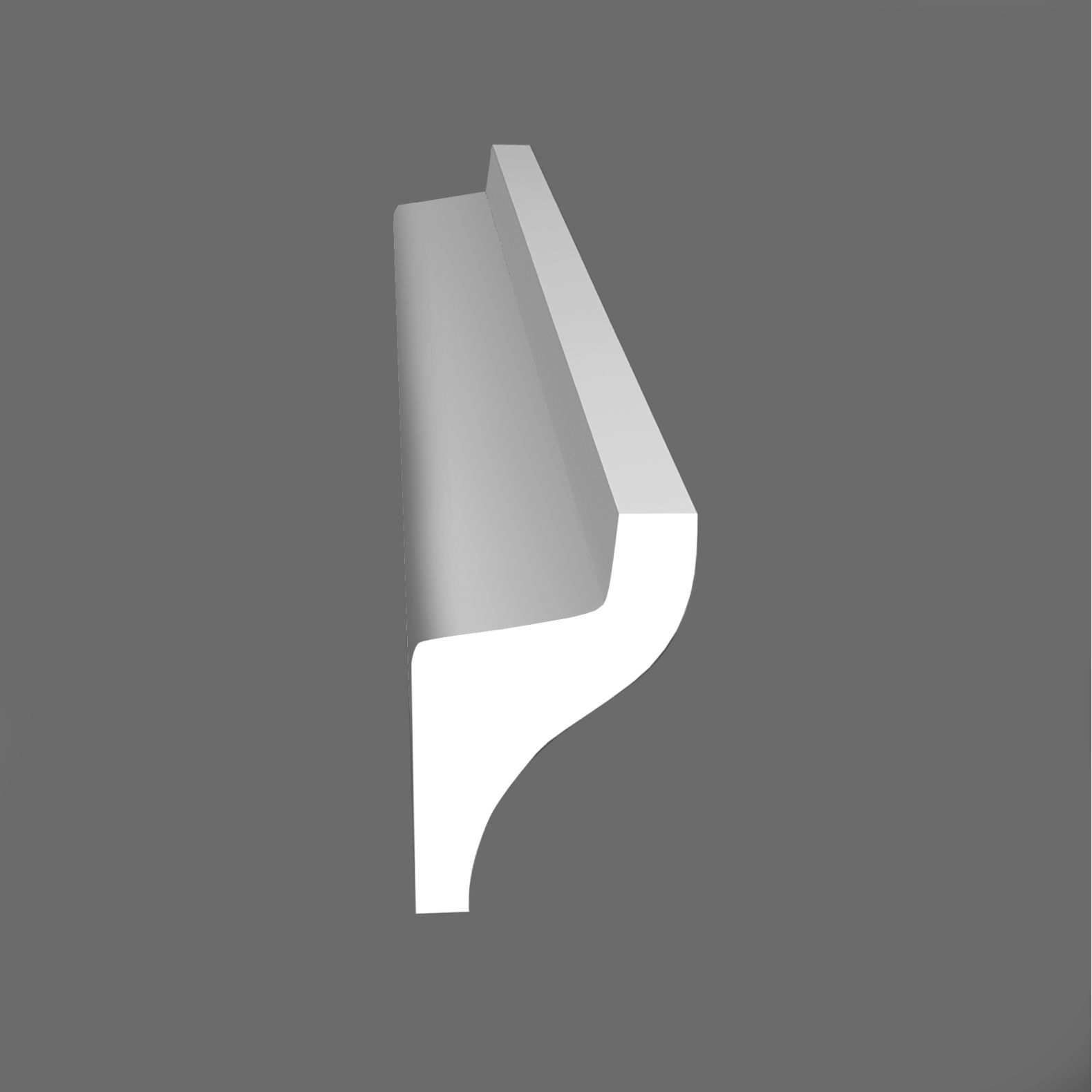 Плинтус потолочный под подсветку Decomaster (Декомастер) 50х32х2000 мм D506-115 ДМ