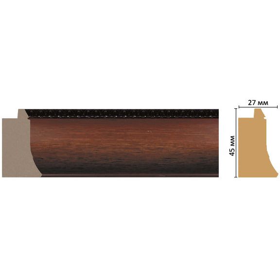 Багет Decomaster (Декомастер) 45х27х2850 мм FM18-4