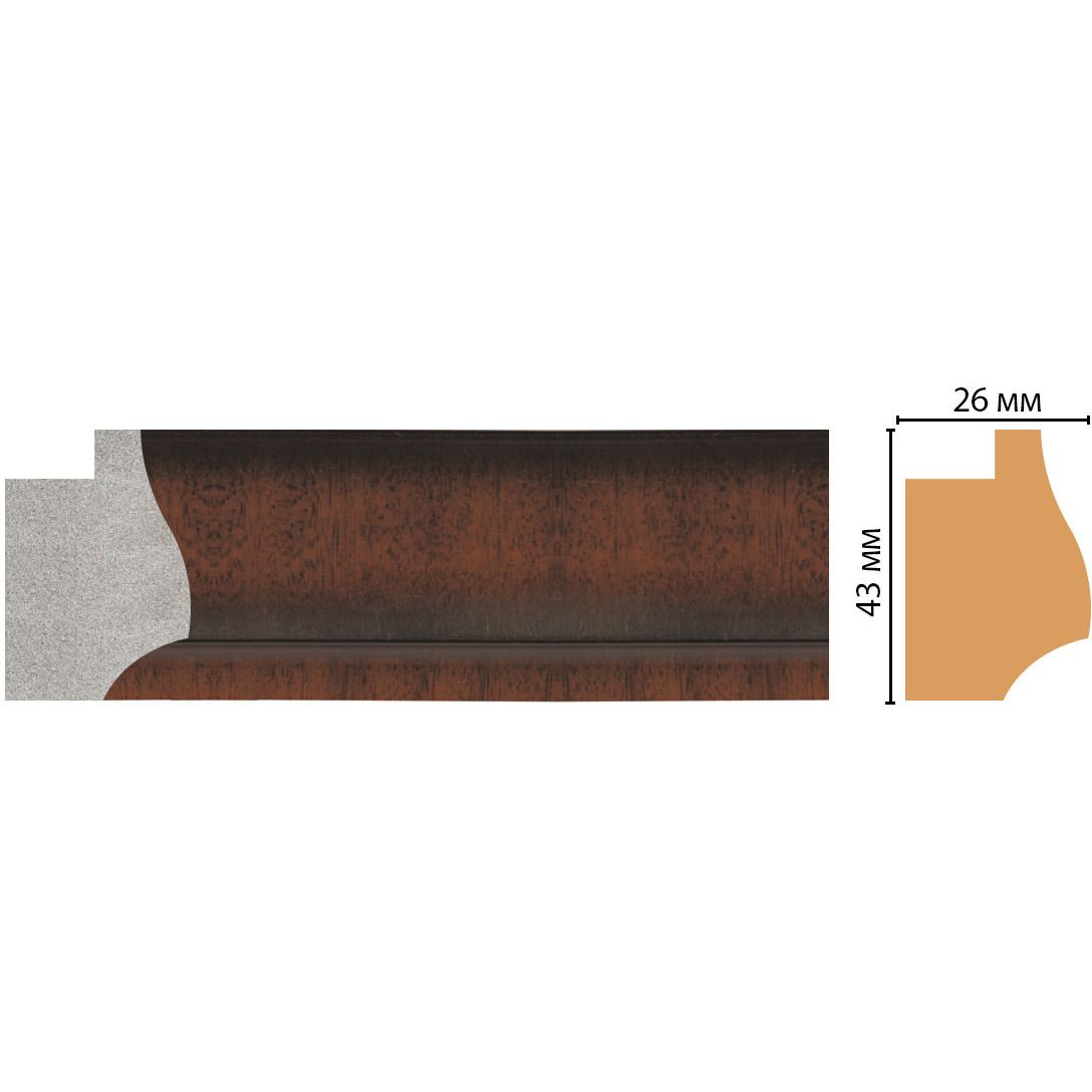 Багет Decomaster (Декомастер) 43х25х2850 мм FM20-1
