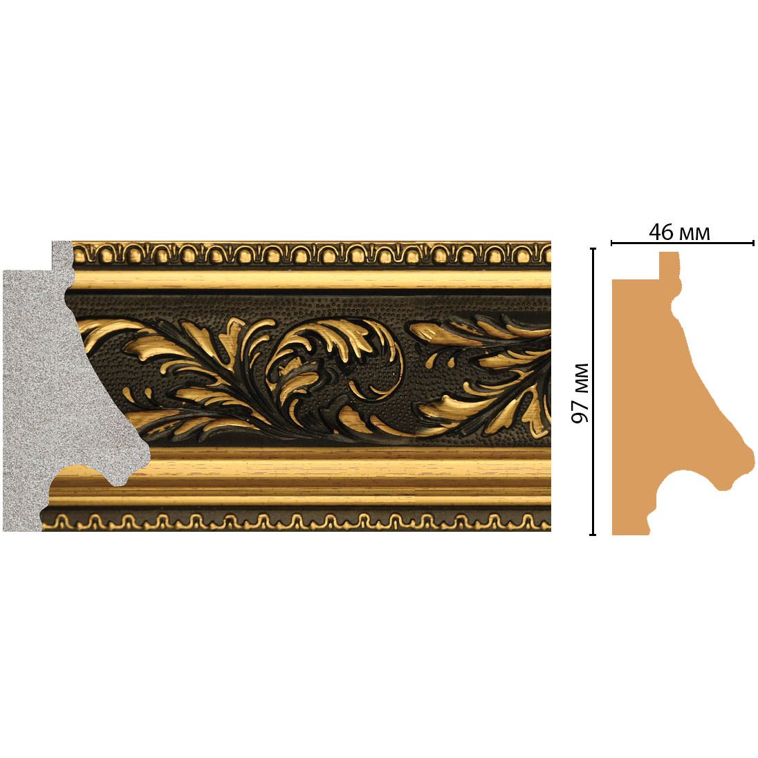 Багет Decomaster (Декомастер) 97х46х2850 мм FM22-1