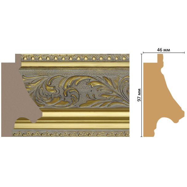 Багет Decomaster (Декомастер) 97х46х2850 мм FM22-3