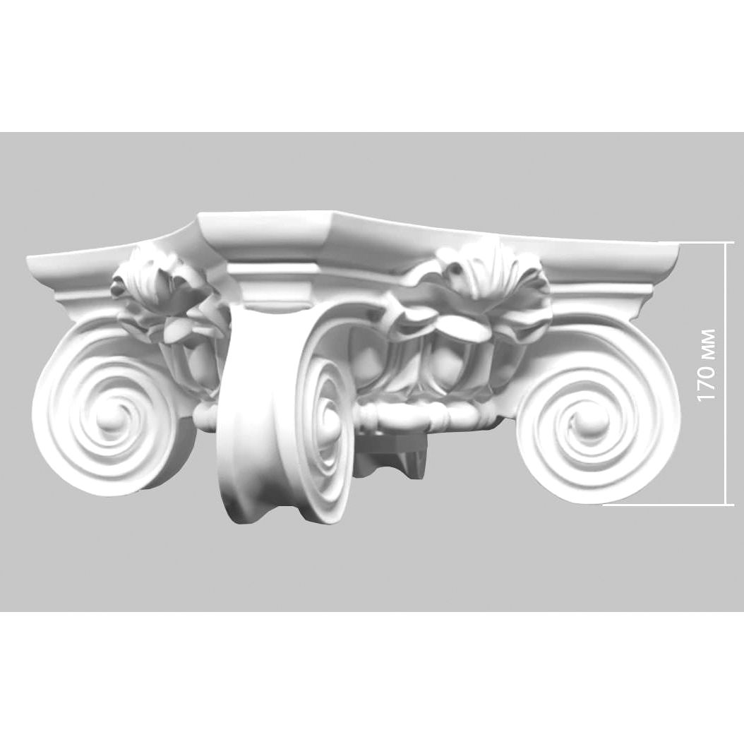 Капитель Decomaster (Декомастер) 360х170х360 мм 90018-2