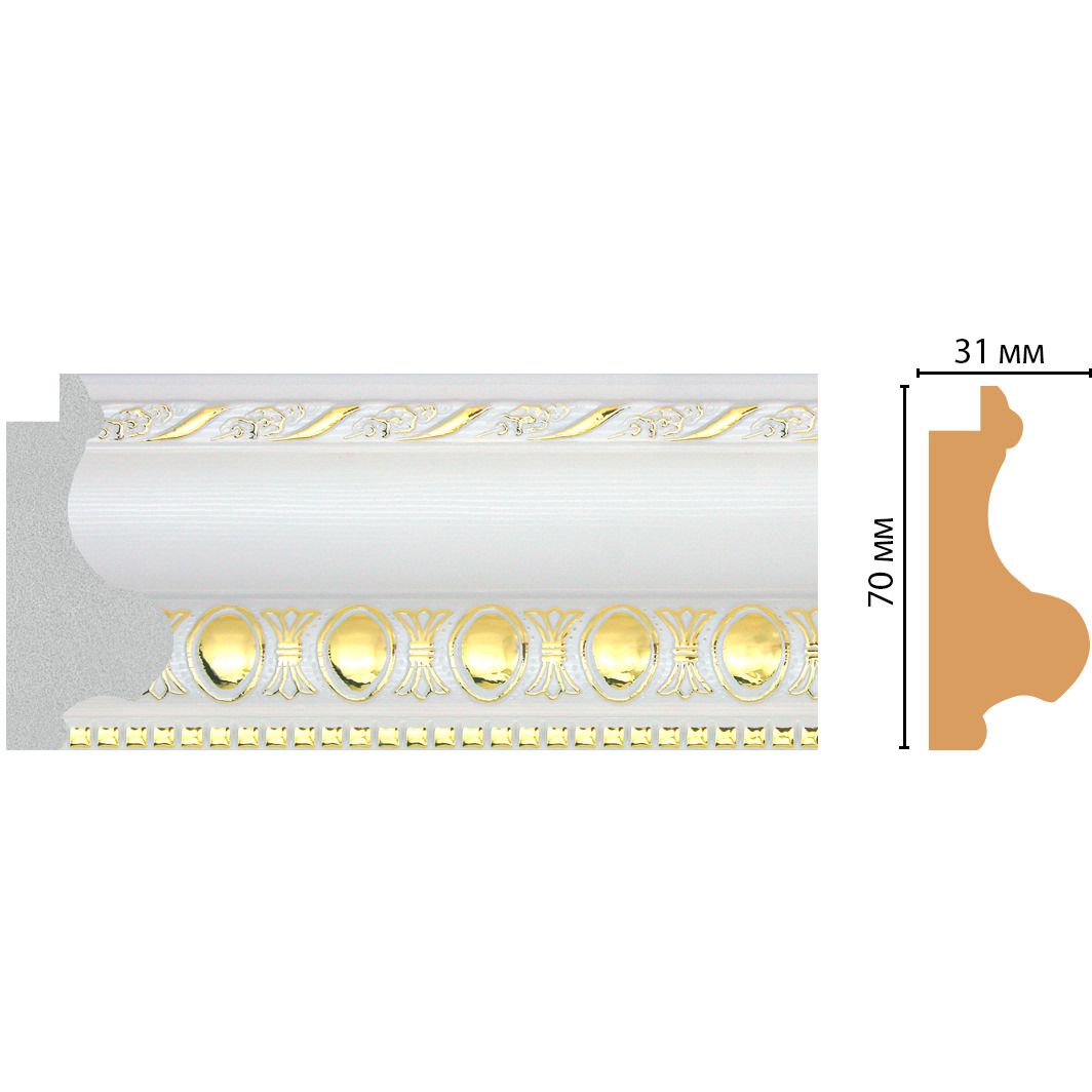 Багет Decomaster (Декомастер) 70х31х2850 мм FM24-1
