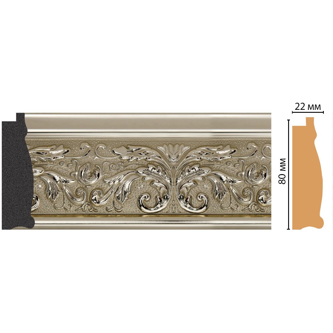 Багет Decomaster (Декомастер) 80х23х2850 мм FM26-1