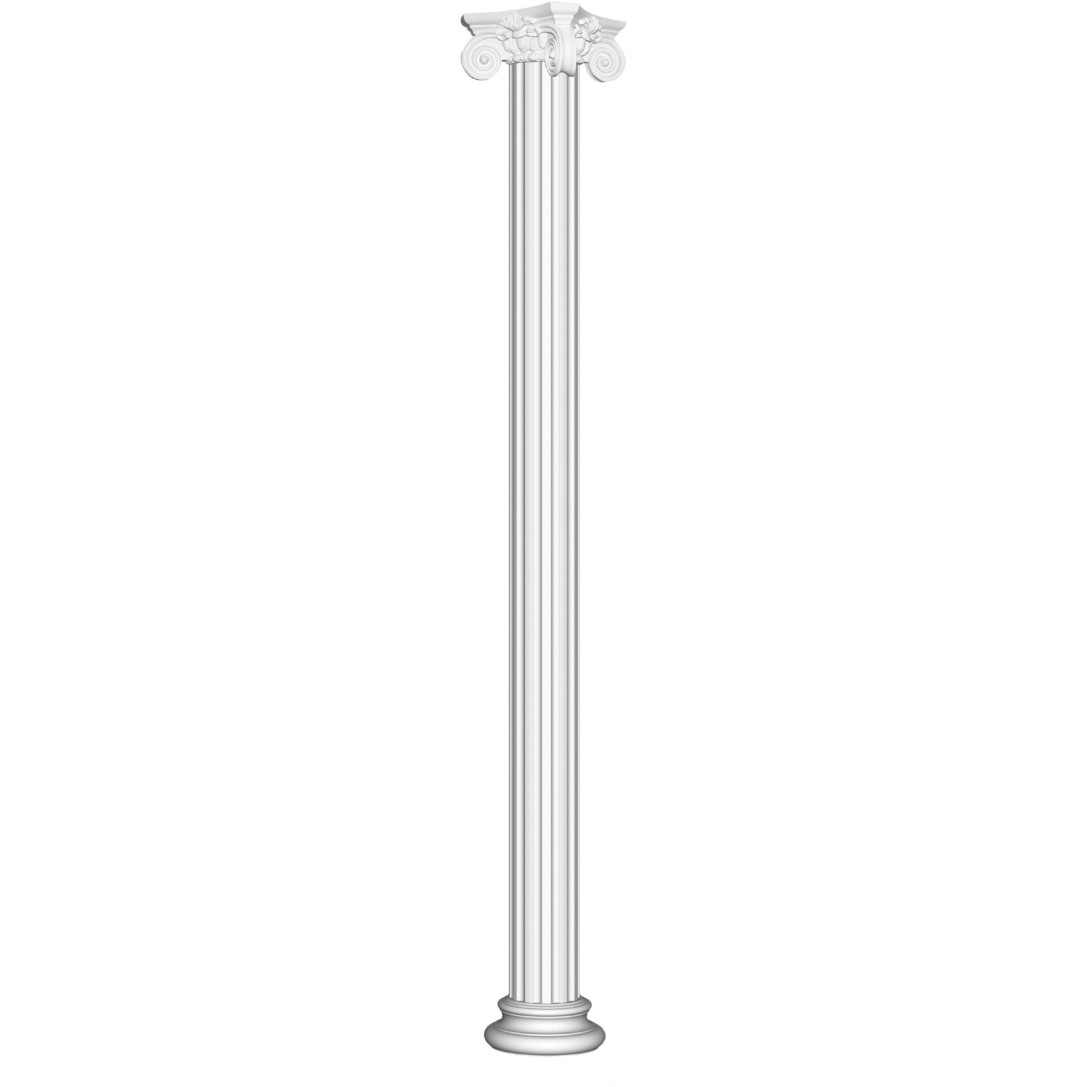 Комплект Decomaster (Декомастер): колонна 90018, капитель 90018-2, основание 90018-4, 90018-SET2