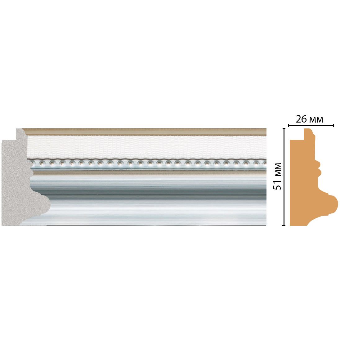 Багет Decomaster (Декомастер) 51х26х2850 мм FM27-1