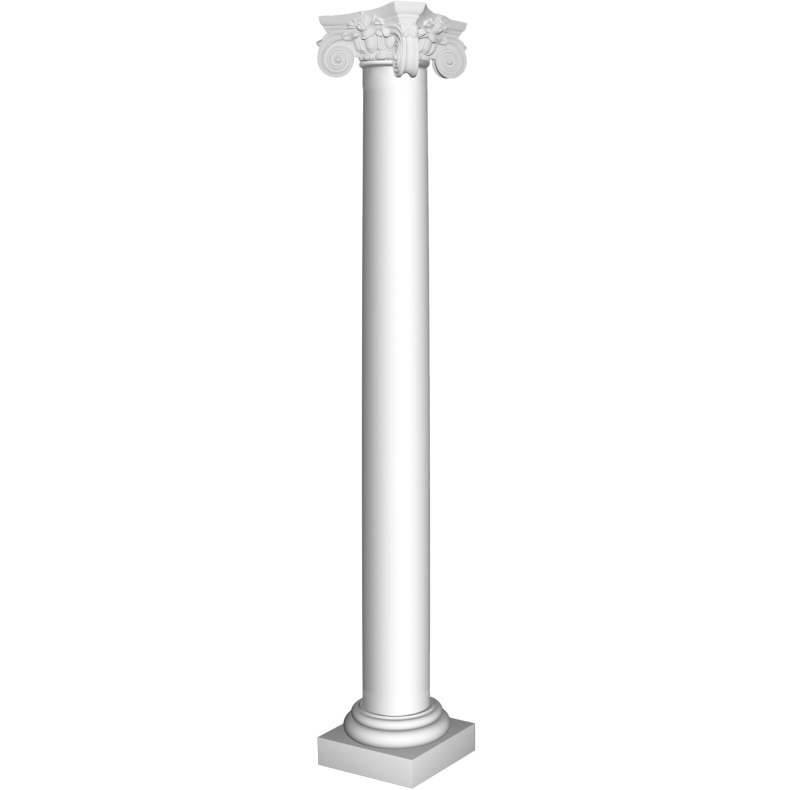 Комплект Decomaster (Декомастер): колонна 90124, капитель 90024-2, основание 90024-6, 90124-SET6