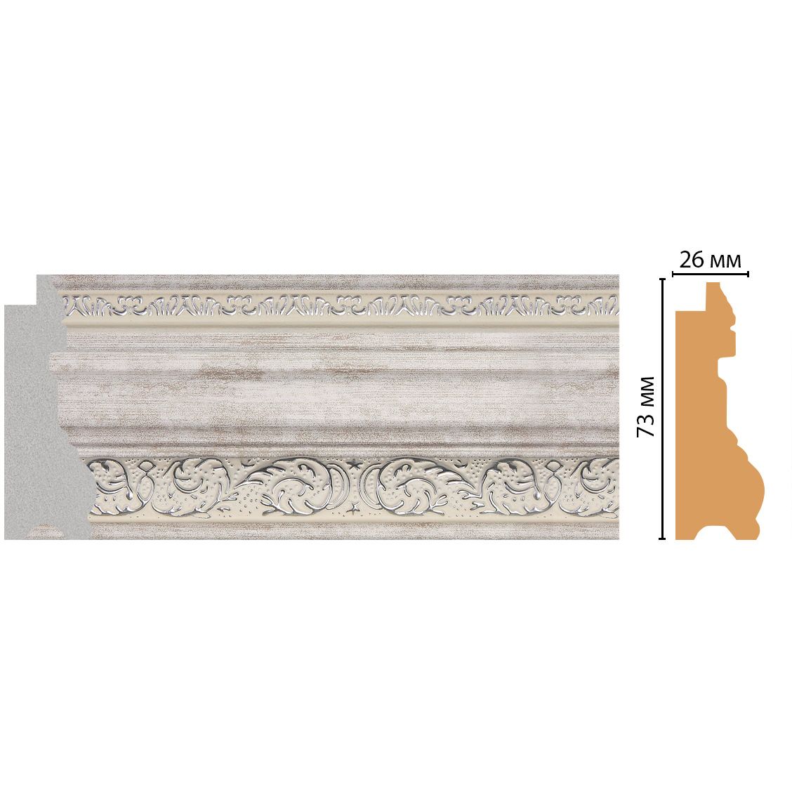 Багет Decomaster (Декомастер) 73х26х2850 мм FM29-3