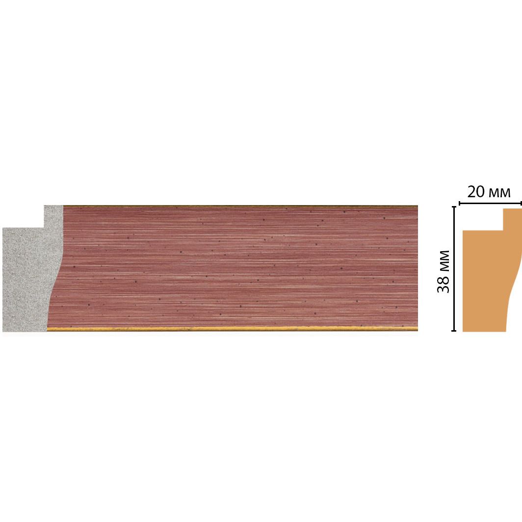 Багет Decomaster (Декомастер) 38х20х2850 мм FM3-3