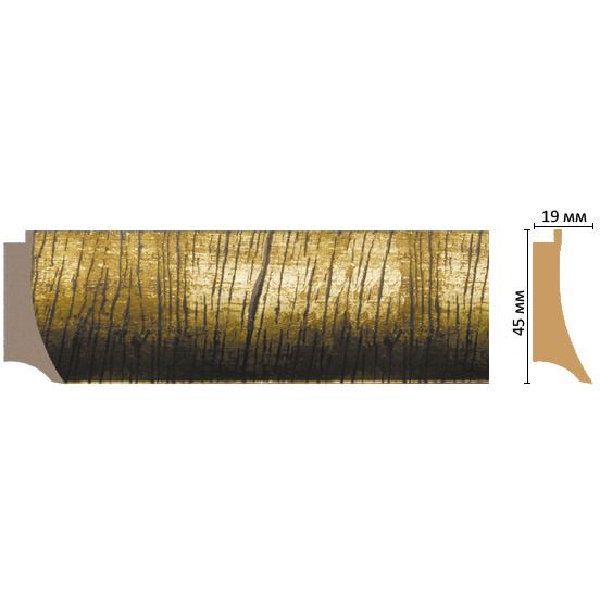 Багет Decomaster (Декомастер) 45х19х2850 мм FM5-2