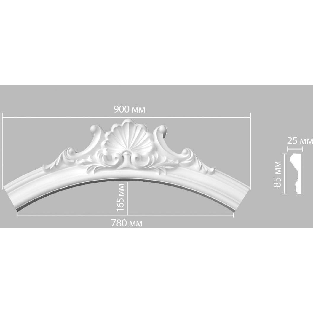 Радиус 1/4 круга Decomaster (Декомастер) r наружный 635 мм 897174-111