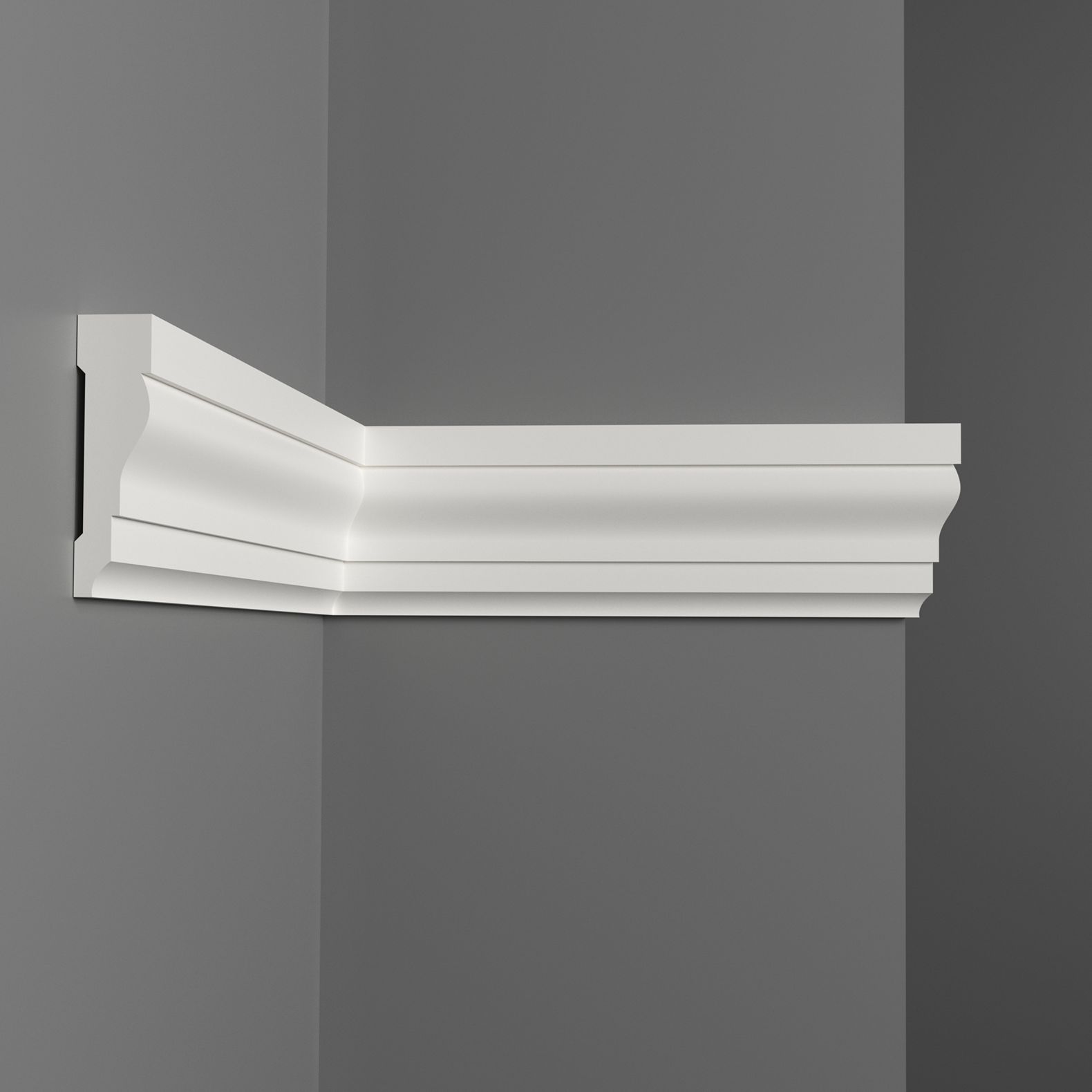 Молдинг гладкий Decomaster (Декомастер) 64х19х2000 мм A031