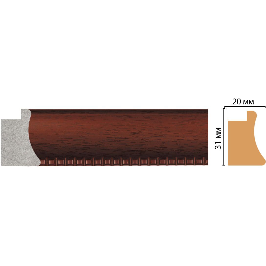 Багет Decomaster (Декомастер) 31х20х2850 мм FM7-4