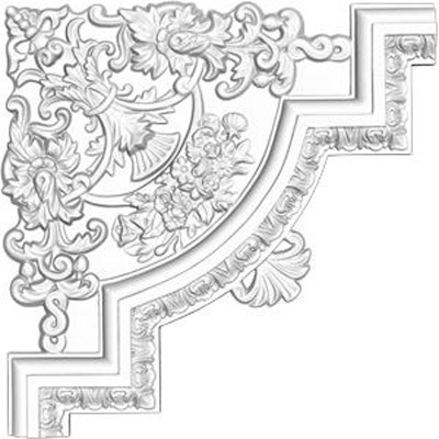 Угол Decomaster (Декомастер) 400х400х30 мм DP-8053A