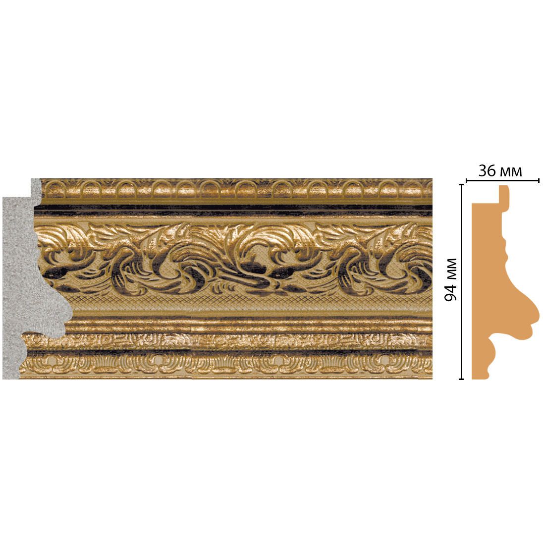 Багет Decomaster (Декомастер) 94х36х2850 мм FM9-1