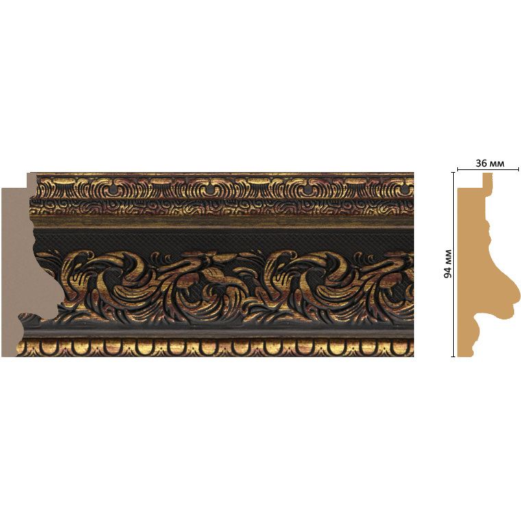 Багет Decomaster (Декомастер) 94х36х2850 мм FM9-4