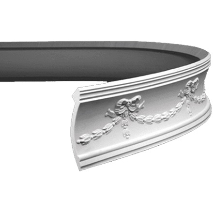 Карниз гибкий Evroplast (Европласт) 2000х112х142 мм, Пенополиуретан, 1.50.120