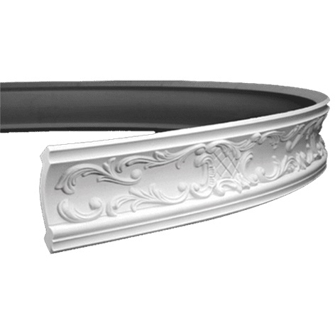 Карниз гибкий Evroplast (Европласт) 2000х85х90 мм, Пенополиуретан, 1.50.125