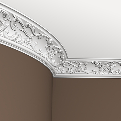 Карниз гибкий Evroplast (Европласт) 2000х85х90 мм, Пенополиуретан, 1.50.125