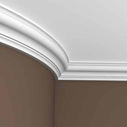 Карниз гибкий Evroplast (Европласт) 2000х74х85 мм, Пенополиуретан, 1.50.129