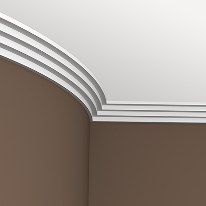 Карниз гибкий Evroplast (Европласт) 2000х56х56 мм, Пенополиуретан, 1.50.140